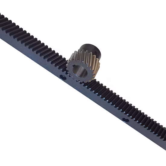 Zahnstange und Ritzel aus Stahl für CNC-Fräser